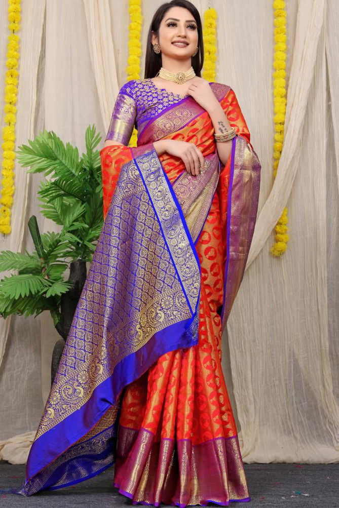 MS Kanan Chidiya By Manzar Kanchipuram Handloom Weaving Silk Sarees Wholesale Price In Surat